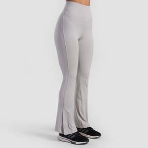 กางเกงออกกำลังกายขาบาน ASPIRE Flare Leg  โลโก้สั่งทำได้ ผ้าไนลอน/สแปนเด็กซ์ ระบายอากาศได้ดี  ไซส์ใหญ่พิเศษ (XXS XS XXL สีขาวงาช้าง) - Product Image 3