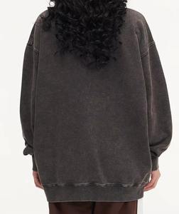 Sweatshirts pour hommes, sweatshirts unisexes personnalisés, sweatshirts à manches longues d'hiver, sweatshirts lourds, sweatshirts délavés à l'acide - Product Image 6