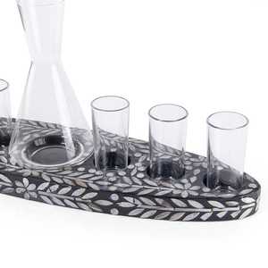 ถาดเสิร์ฟทำจากไม้ฝังมุกงานแฮนด์เมดเครื่องใช้บนโต๊ะอาหารสำหรับตกแต่งบ้านใช้ในงานเทศกาลของหวานช็อกโกแลต - Product Image 6