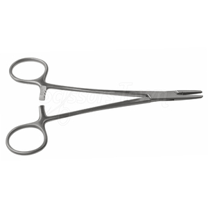 Porte-aiguille en bois Crile Fabricant d'instruments dentaires médicaux chirurgicaux en acier inoxydable dentelé de 6 pouces - Product Image 3