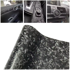 Premium Paper-backed Matte/Gloss Forged <b>Black</b> High Stretchable PVC Anti Scratch Film Air Bubble Free Color Changing Car Body - Product Image 3