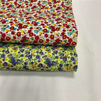 Belles petites fleurs 100% polyester tissus imprimés pigmentés tissu doux en microfibre pour drap de lit oreillers matelas