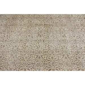Classique Beige Marron 6.4 X 9.7ft Tapis En Laine Conception Patchwork Turc pour Entrée Salon ou Chambre Support En Latex - Product Image 5