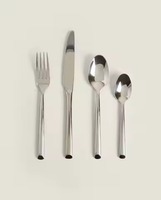 Peralatan Makan Pisau Garpu Sendok Stainless Steel Cermin Warna Perak Rose Gold untuk Pernikahan