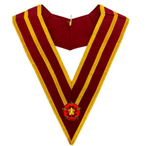 Tablier Grand Ordre d'Athelstan 2025 avec insigne d'organiste en cuir à motif carré brodé Type à coudre - Product Image 2