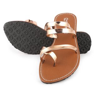 รองเท้าแตะเด็กผู้หญิง (07-A) - สีทอง - Product Image 5