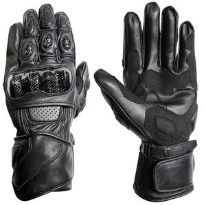 Proveedor directo de fábrica de guantes de carreras de motos de cuero genuino personalizables con protector de nudillos Uso deportivo protegido de seguridad - Product Image 1