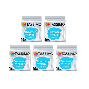 Cápsulas de Crema de Leche Tassimo x16 (Paquete de 5, Total 80 Bebidas) - Product Image 1