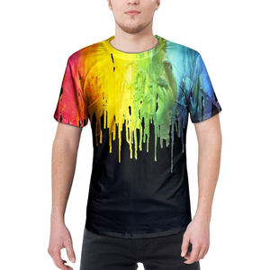 Hot New ODM Men's Gym T-Shirts Camiseta personalizada 100% algodón Long O-Neck Design Precio de fábrica Camiseta personalizada - Product Image 3