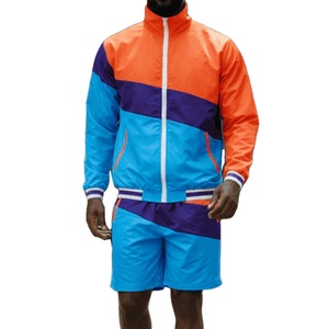 Custom Logo Waterproof Hooded Solid Breathable Lightweight Polyester/Nylon Fit <b>Wind</b> <b>Breaker</b> Men Track Suits Outdoor Tracksuit - Product Image 1