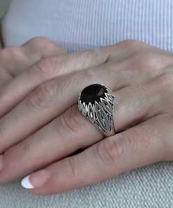 Anillo de filigrana de zoisita rubí único hecho a mano para mujer, anillo de cóctel de diseño Floral Vintage de plata de 925K, regalo de boda perfecto para ella - Product Image 5