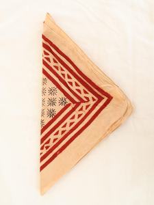 Pañuelo de algodón transpirable estampado, pañuelo cuadrado para la cabeza y cuello, para un uso diario cómodo - Product Image 3