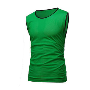 Promoción fábrica personalizado transpirable sólido verano malla babero Unisex fútbol entrenamiento chaleco alta calidad 100% poliéster - Product Image 6