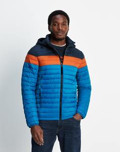 100% haute qualité Polyamide matériel vers le bas rempli solide plaine doudoune pour hommes Texture personnalisée rembourré veste d'hiver - Product Image 3