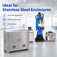 Station de soudage laser industrielle pour la fabrication de tôles en acier inoxydable, système de soudage robotisé automatique, boîtier métallique