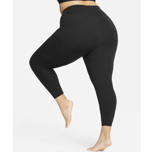 Ensemble de yoga d'hiver respirant avec logo personnalisé pour femmes, motif uni, leggings de sport, hauts courts, style décontracté pour la salle de sport et le fitness - Product Image 2