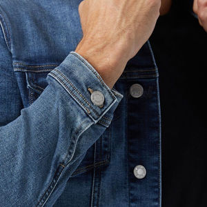 Veste en jean en velours de style vintage pour homme avec doublure en fourrure, nouvelle collection d'hiver, grande taille - Product Image 6