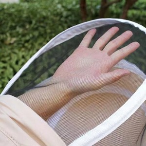 Ropa protectora antiabejas, puños elásticos de medio cuerpo, sombrero de malla, cremallera transpirable, Material antiestático antidesgarro - Product Image 2