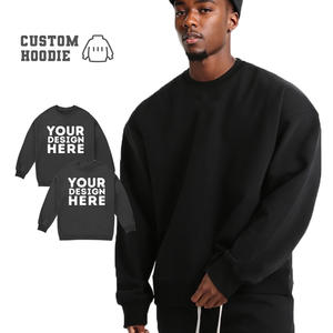 Alta calidad 370gsm personalizado cuello redondo sudadera otoño francés Terry gota hombro Sudadera con capucha para verano ODM suministro - Product Image 5