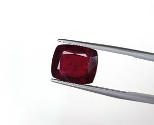 Cojín de calidad comercial Natural de 7x10 MM, piedra preciosa suelta de rubí africano rojo sangre tratada con calor para collar o pulsera - Product Image 3