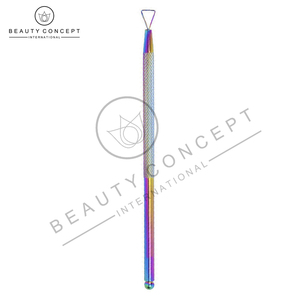 Empujador de cutículas de uñas de acero inoxidable para eliminar la piel muerta, herramientas de eliminación de esmalte de uñas de alta calidad, sostenible por concepto de belleza - Product Image 5