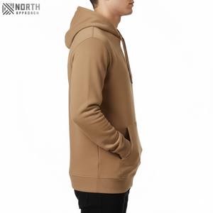 OEM Logo personnalisé unisexe broderie hommes pull-over polaire à capuche coton polyester imprimé sweat-shirt à fermeture éclair pour les sweats à capuche d'hiver - Product Image 3