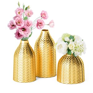 Vase à fleur en métal de luxe design fait à la main classique indien élégant Design moderne qualité supérieure pour mariage salon chambre à coucher - Product Image 2