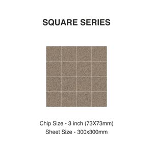 Carreaux de beurre en céramique mosaïque carrée unique de 48mm Nouveau revêtement de sol mural intérieur extérieur pour piscines Porcelaine pour murs extérieurs - Product Image 3