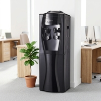 Distributeur d'eau chaud et froid sur pied JZY Electric 500W à chargement par le haut avec compresseur, modèle JZY-WD-2-5-35LB pour usage domestique et hôtelier