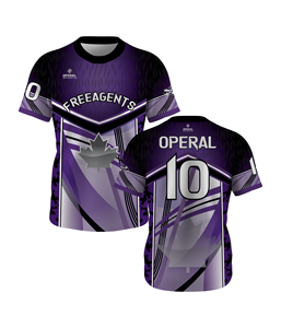 Camiseta de Softbol Personalizada de Cuello Redondo en Morado Claro, 100% Poliéster, Malla Transpirable, Secado Rápido y Antibacteriana, Venta al Por Mayor - Product Image 1