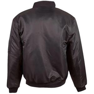 Vestes de baseball en satin personnalisées pour hommes, prix de gros personnalisé, broderie OEM, coupe ajustée unisexe 2026 - Product Image 3