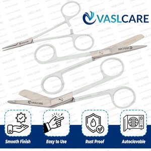 Set de ciseaux d'allaitement 3 pièces avec pince hémostatique, ensemble de ciseaux d'allaitement et de pinces de qualité supérieure Ciseaux chirurgicaux Lister par Vaslcare - Product Image 3