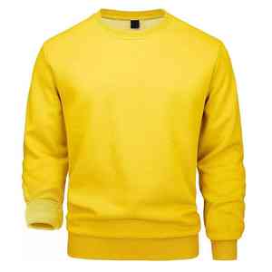 Streetwear décontracté hommes sweat couleur unie pull surdimensionné poids lourd sweat design décontracté vêtements fabricant porter - Product Image 4