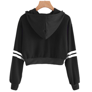 Sudadera con capucha sin mangas con estampado personalizado de algodón para mujer - Product Image 2