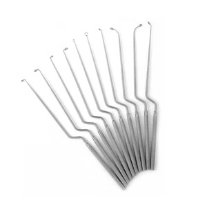 Hardy Juego de curetas pituitarias de 10 piezas Instrumentos quirúrgicos reutilizables manuales de acero Premium Equipos dentales CE - Product Image 1