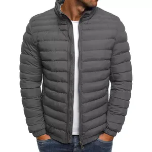 Chaqueta Acolchada Personalizada para Hombre, Chaqueta Deportiva de Invierno, Estilo Urbano, Chaqueta de Plumón Suave - Product Image 4