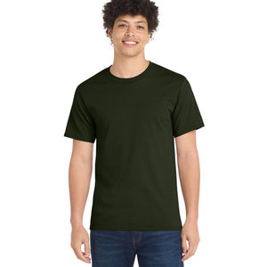 เสื้อยืดผู้ชายพรีเมียมสีพื้น ผ้าฝ้ายเนื้อนุ่ม คอกลม เหมาะสำหรับงานพิมพ์ สวมใส่สบายๆ และสไตล์สตรีทแวร์ - Product Image 1