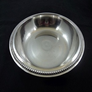 Bol de décoration de fleurs en métal plaqué argent pour mariage et centres de villégiature Ware de table élégant décoratif grand bol moderne en Inde - Product Image 2