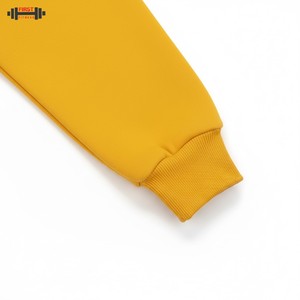 Luxe 100% coton polaire hiver sweats à capuche unis haute qualité col rond Logo vierge personnalisé en relief hommes 300gsm - Product Image 3