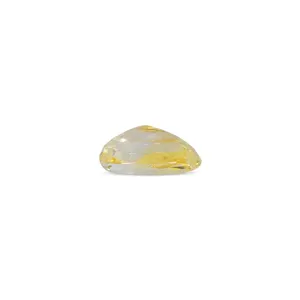 Saphir Jaune Naturel de 4,07 Carats (Pukhraj) - Pierre Précieuse Facettée Taille Émeraude - Product Image 2