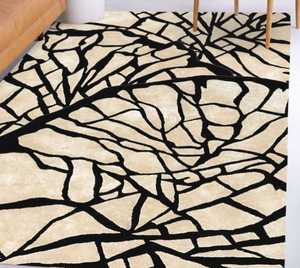 Acheter Direct Meilleure vente Tapis touffeté à la main en laine pour le salon Tapis abstrait Ensemble de tapis de luxe fait main au design moderne - Product Image 3