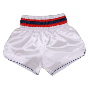 Custom Embroidered Logo Muay Thai Shorts For Men Fully Customized Boxing Fight Shorts Men Women Polyester Muay Thai Shorts - Product Image 5