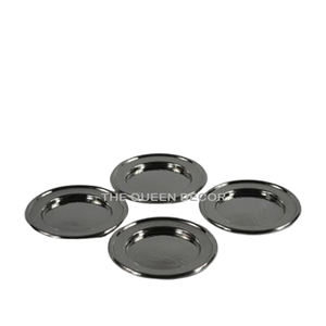Ensemble de 4 sous-verres personnalisés en métal et aluminium, forme ronde en pierre, tasses et tapis à boire personnalisés pour cadeaux - Product Image 5