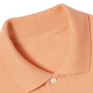 T-shirt classique pour homme, à manches courtes, en tissu éponge uni brodé, doux, en élasthanne/polyester, décontracté, élégant, léger pour l'été - Product Image 3