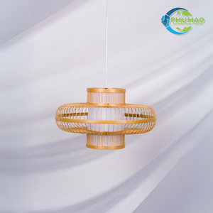 Illuminez votre espace avec élégance vietnamienne: LANTERNES DE CHANDELIERS EN BAMBOU DE ROTIN pour votre jardin de restaurant de maison - Product Image 6
