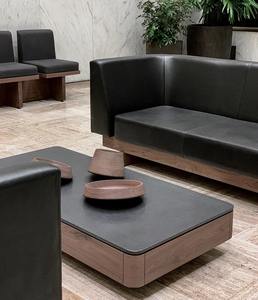 ชามไม้ทรงกลมสไตล์ญี่ปุ่นถาดไม้วอลนัทสีดำแบบอเมริกันชามใส่น้ำแข็งไสในร้านอาหาร - Product Image 2