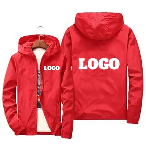 Custom Brand Logo Autumn Jacket <b>Men</b> Waterproof Warm Windbreaker Casual Clothing Big Size 6Xl <b>Men</b> <b>Green</b> Black Red Jacket Outdoor - Product Image 3
