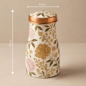 Botella de cobre a prueba de fugas acabado suave aumenta la digestión y el metabolismo duradero eco seguro adecuado para fitness yoga y viajes - Product Image 5