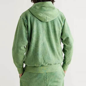 Ropa de calle de alta calidad para hombre, sudaderas con capucha de efecto Vintage, jersey de gran tamaño, sudaderas con capucha de efecto Vintage para hombre - Product Image 2