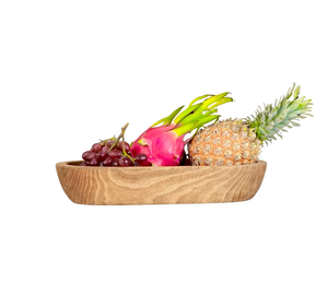 Tazón de masa de madera hecho a mano verduras y frutas decorar accesorios de cocina artesanía tazón de masa de madera - Product Image 1
